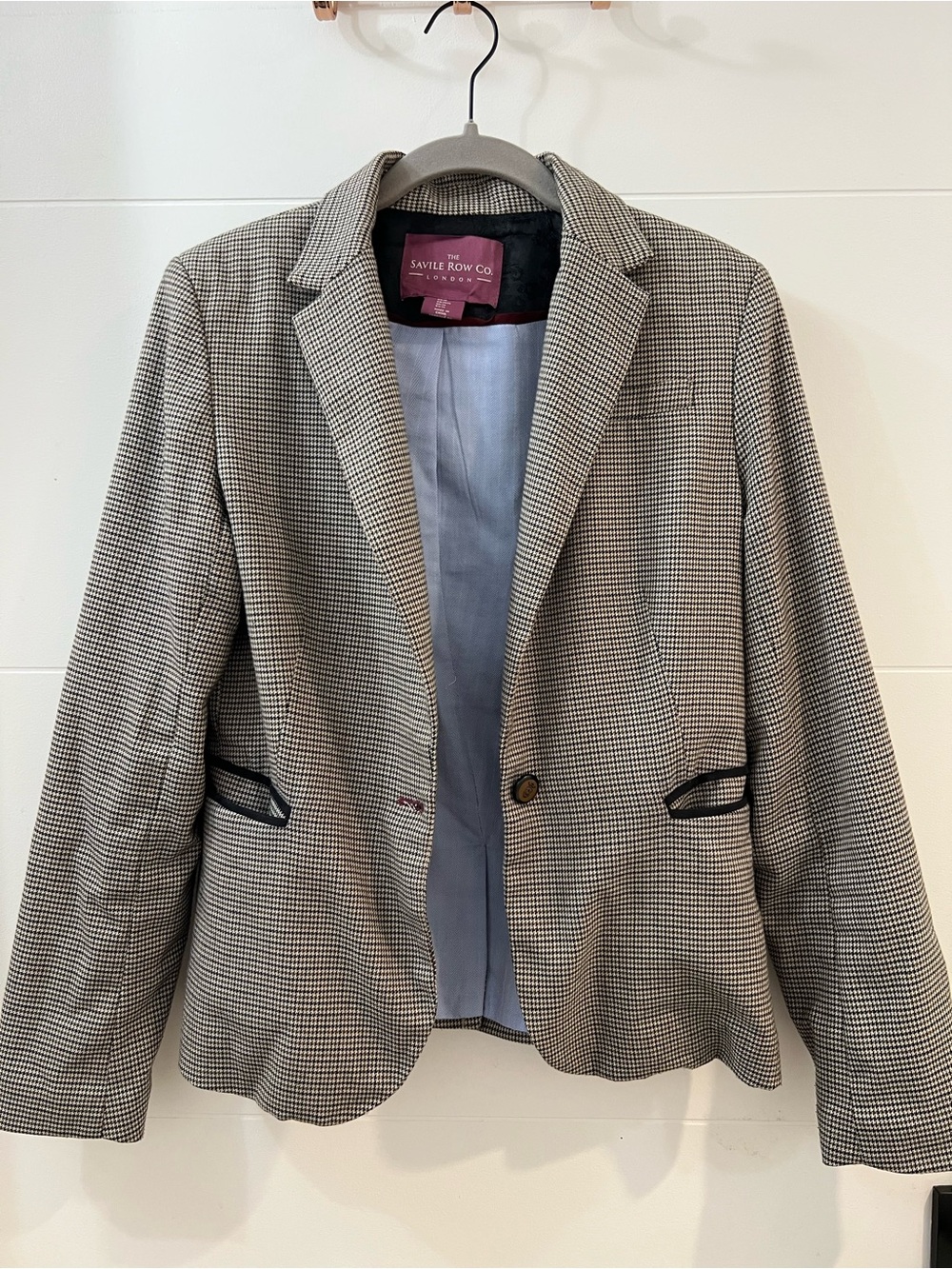 Savile Row Co. Houndstooth Blazer